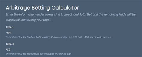 4 way arbitrage calculator.